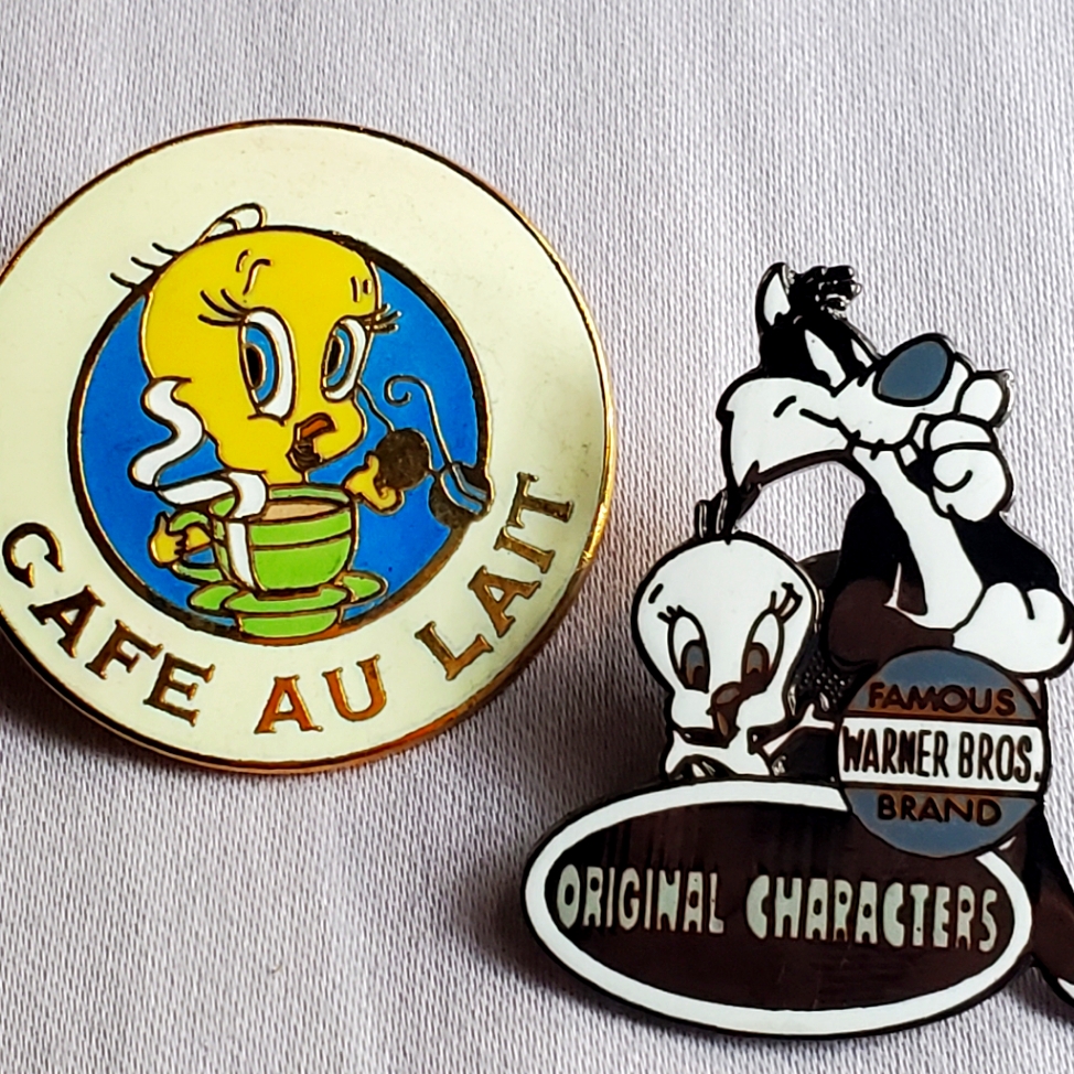 Warner Bros Tweety Sylvester Collectors Pins 12$